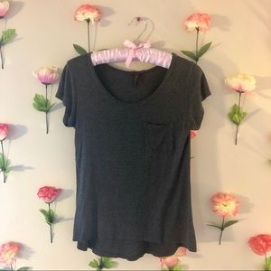 Charcoal Grey Pocket Tee